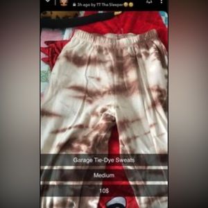 Woman, tie dye pants